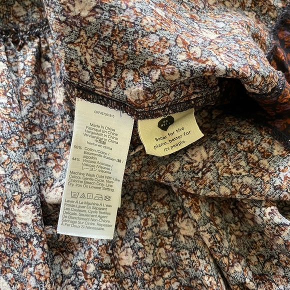 Madewell Aidy Square-Neck Tiered Midi Dress in Orchard Floral - Picture 10 of 11